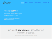 Tablet Screenshot of aesopstories.com